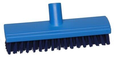 FROTTOIR 26CM DOUILLE INCLINEE FIBRE DUR ALIMENTAIRE BLEU