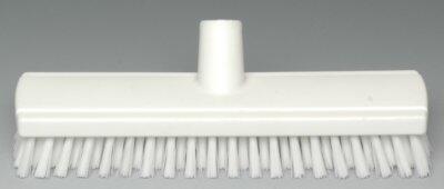 FROTTOIR ALIMENTAIRE 30CM DOUILLE INCLINEE FIBRE DURE BLANC