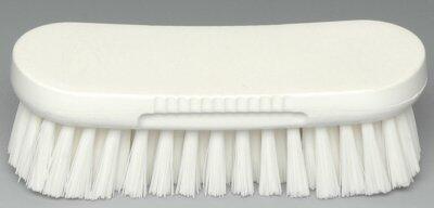 BROSSE A MAIN ALIMENTAIRE 19.5CM FIBRE MI-DURE BLANC