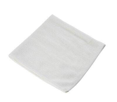 LAVETTE TRICOT MICROFIBRE C120 40X40CM 350G/M2 BLANC SCT X5