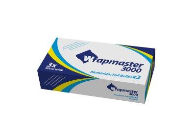 PAPIER ALUMINIUM 90X0,30M WRAPMASTER 3000 RECHARGE C/3