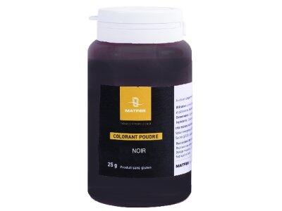 COLORANT PÂTISSERIE NOIR EN POUDRE MATFER 25G
