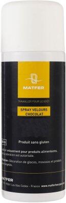SPRAY VELOURS MATFER CHOCO ROUGE À BASE DE BEURRE DE CACAO 400ML