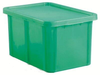 BAC MATFER VERT 600X400X335MM 55L AVEC COUVERCLE - STOCKAGE