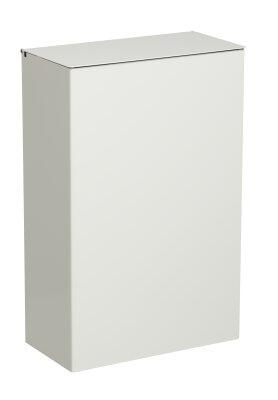 POUBELLE MURALE BLANCA 10L BLANC EN ACIER ANTI-UV