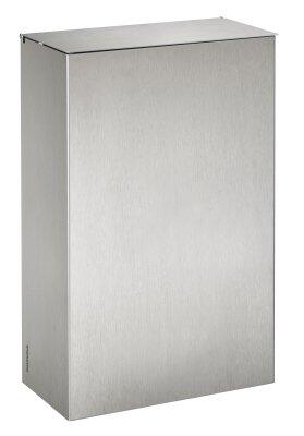 POUBELLE MURALE AXOS 10L - INOX BROSSÉ AVEC COUVERCLE