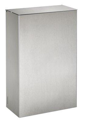 POUBELLE MURALE AXOS 10L INOX BROSSÉ AVEC ÉTRIER
