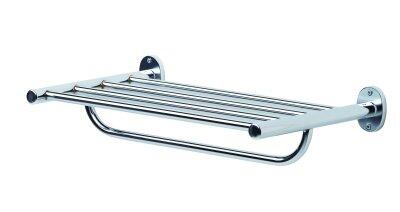 PORTE-SERVIETTES CHROME ROSSIGNOL SANEA - FIXATION 4 POINTS