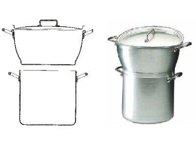 COUSCOUSSIER MATFER ALUMINIUM 17,5L - TOUS FEUX SAUF INDUCTION