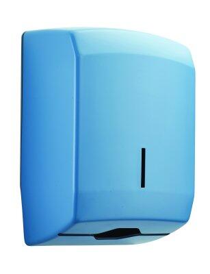 DISTRIBUTEUR ESSUIE-MAINS ROSSIGNOL BLEU PASTEL 600 FEUILLES INOX AISI 304