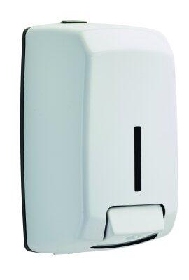 DISTRIBUTEUR DE SAVON ROSSIGNOL CLARA 1.1L BLANC - INOX AISI 304