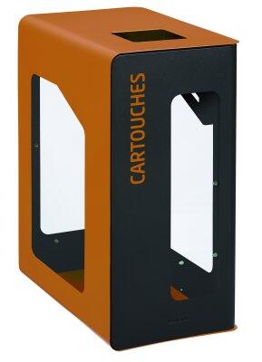 BORNE DE TRI 90L ACIER ANTI-UV PUSH/PULL MARRON