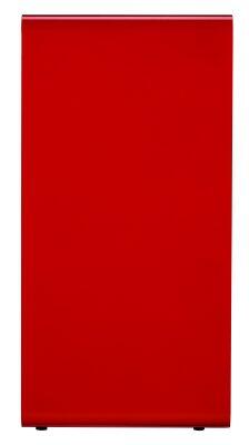 BORNE DE TRI SÉLECTIF 75L MANGANESE/ROUGE - ACIER ANTI-UV