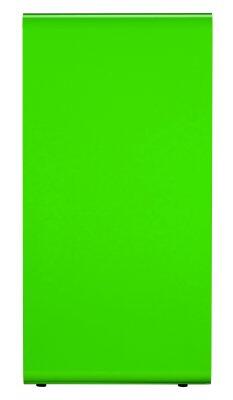 BORNE DE TRI SÉLECTIF 75L EN ACIER ANTI-UV AVEC SERRURE - VERT JAUNE