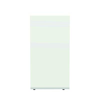 BORNE DE TRI SÉLECTIF 75L AVEC SUPPORT SAC - ACIER ANTI-UV BLANC 9016