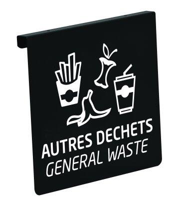 PLAQUE SIGNALÉTIQUE DE TRI POUR TUBAG - ACIER ANTI-UV ET ANTICORROSION