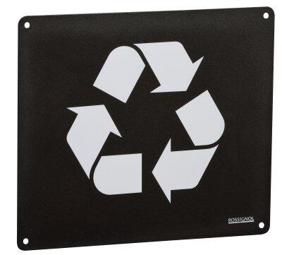 PLAQUE SIGNALÉTIQUE MURALE TRI RECYCLABLE MANGA - ACIER POUDRÉ ANTI-UV