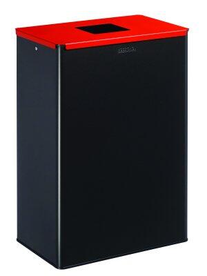POUBELLE DE TRI 60L CALITRI MANGA ROUGE - ACIER ANTI-UV