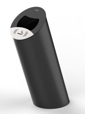 CORBEILLE PIZ PREMIUM ANTI-CORROSION 85L GRIS MANGANÈSE