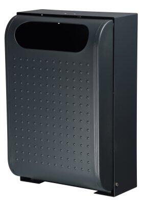 CORBEILLE MURALE URBANET 30L ANTHRACITE - ACIER ANTI-CORROSION ET UV