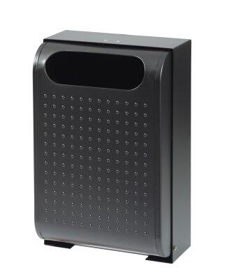 CORBEILLE MURALE URBANET ANTI-CORROSION 30L GRIS MANGANÈSE