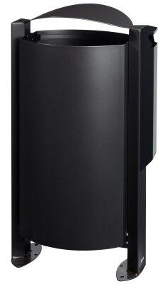 CORBEILLE SUR PIED ARKEA 100L AVEC CENDRIER 3L - ANTICORROSION