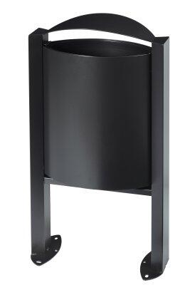 CORBEILLE SUR PIED 40L ARKEA SANS CENDRIER EN GRIS MANGA