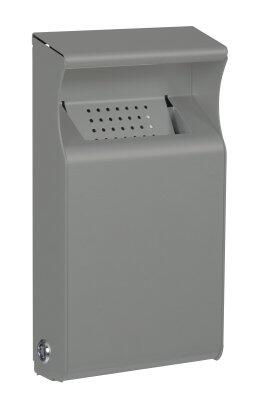 CENDRIER MURAL 1L KOPA ANTI-UV GRIS MÉTAL 9006