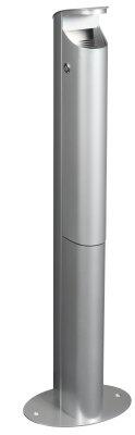 CENDRIER SUR PIEDS KOA 2.5L GRIS MÉTAL ANTI-CORROSION