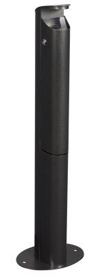 CENDRIER SUR PIED 2.5L GRIS MANGANÈSE ANTI-CORROSION ET UV