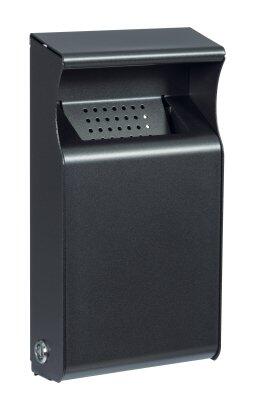 CENDRIER MURAL 1L KOPA ANTHRACITE MAT - ACIER ANTI-UV ET ANTICORROSION
