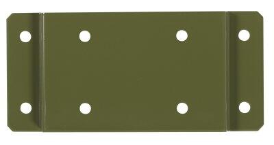 PLAQUE DE FIXATION MURALE POUR ECOLLECTO - ACIER VERT OLIVE 6003 ANTI-UV