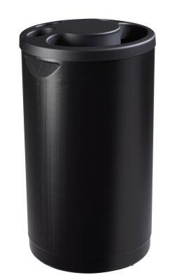 COLLECTEUR MULTIGOB POUR 800 GOBELETS AVEC CORBEILLE 25L - POLYÉTHYLÈNE NOIR