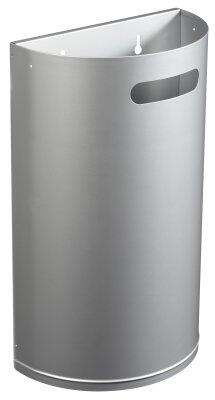 CORBEILLE DÉCROCHABLE ARKÉA 40L GRIS MÉTAL ANTI-UV ET ANTICORROSION