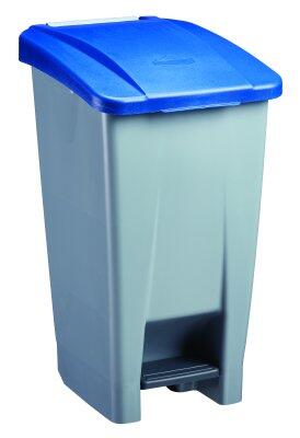 POUBELLE À PÉDALE 60L EN PLASTIQUE RECYCLÉ MOBILY GREEN - GRIS