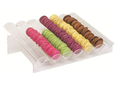 SUPPORT À MACARONS MATFER TRANSPARENT 7 RANGS