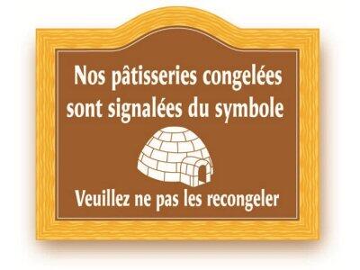 PANNEAU PRODUITS CONGELÉS IGLOO