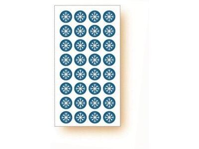 ÉTIQUETTES FLOCON POUR PRODUITS CONGELÉS 23 MM X120