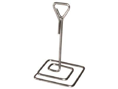 PORTE-ÉTIQUETTE FIL INOX 6X6X10 CM X3