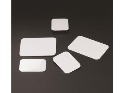 ÉTIQUETTES BLANCHES PVC 10X7 CM X10