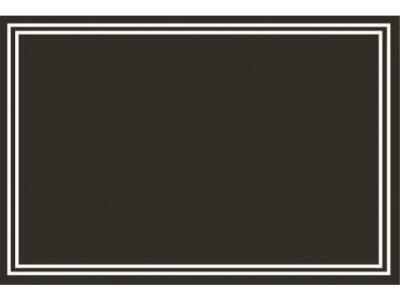 ARDOISINES NOIRES PVC 12X8 CM X10