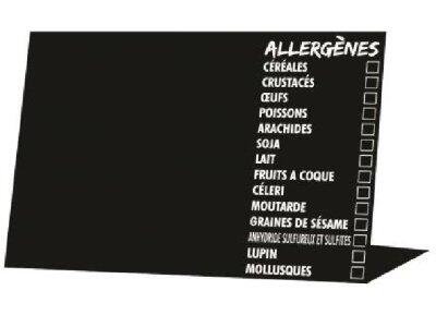 CHEVALETS ALLERGÈNES 7X5 CM X10