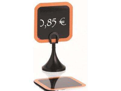 ÉTIQUETTES NÉON 7X7 ORANGE X10