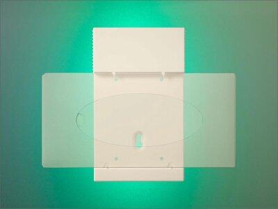 SUPPORT UNIVERSEL BLANC POUR BOITE GANTS ET MOUCHOIRS