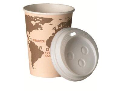 GOBELETS EN CARTON WORLD MAP Ø 80 MM 29 CL X1500