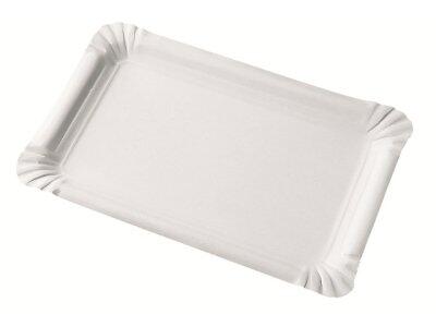 PLATEAUX EN CARTON BLANC RECYCLÉ 10X16 CM X3000