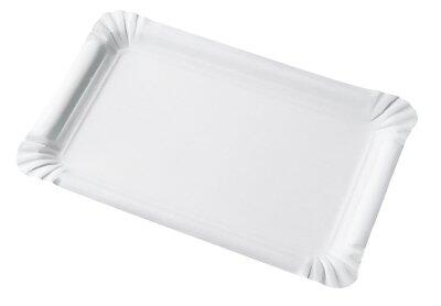 PLATEAUX EN CARTON BLANC RECYCLÉ 16,5X20 CM X1000