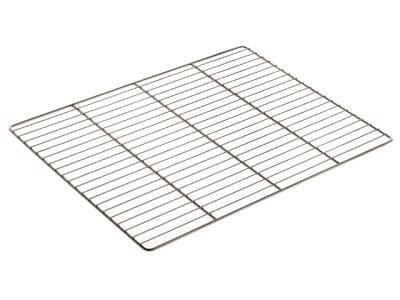GRILLE PLATE INOX GN 2/1 65X53 CM RENFORCÉE