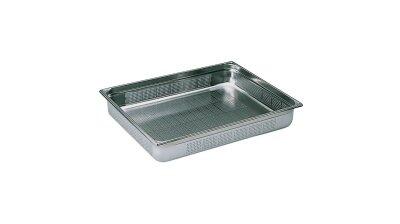 BAC GASTRONORME PERFORÉ SANS ANSE GN 2/1 PROFONDEUR 15 CM