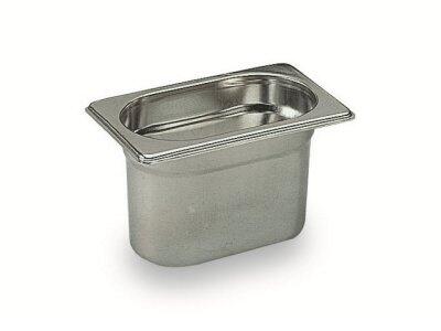 BAC GASTRONORME PLEIN SANS ANSE GN 1/9 PROFONDEUR 6.5 CM